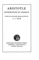 Cover of Generation of Animals