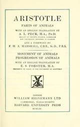 Cover of Parts of Animals