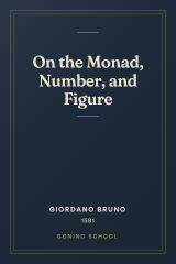 Cover of On the Monad, Number, and Figure