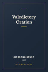 Cover of Valedictory Oration