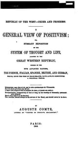 Cover of A General View of Positivism