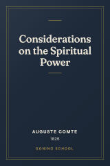 Cover of Considerations on the Spiritual Power