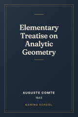 Cover of Elementary Treatise on Analytic Geometry