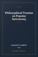 Cover of Philosophical Treatise on Popular Astronomy