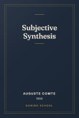 Cover of Subjective Synthesis