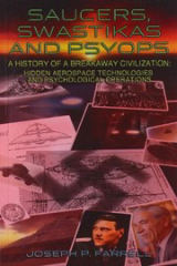 Cover of Saucers, Swastikas and PsyOps: A History of a Breakaway Civilization