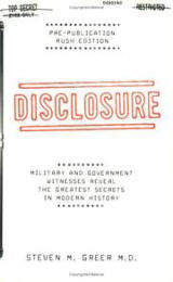 Cover of Disclosure: Military and Government Witnesses Reveal the Greatest Secrets in Modern History