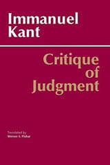 Cover of Critique of Judgment