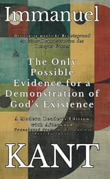 Cover of The Only Possible Argument in Support of a Demonstration of the Existence of God