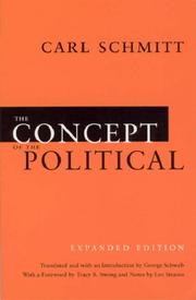 Cover of The Concept of the Political