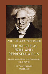 Cover of The World as Will and Representation, Volume 2