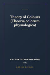 Cover of Theory of Colours (Theoria colorum physiologica)
